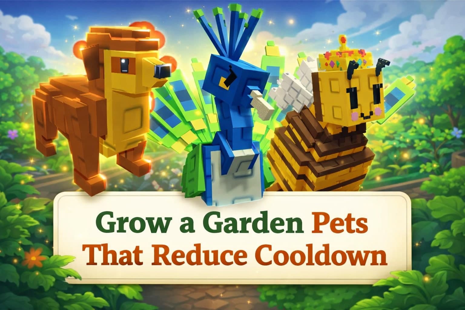 Grow a Garden Pets That Reduce Cooldown